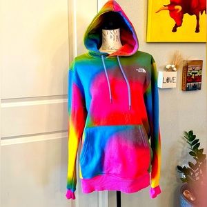 Groovy, tie-dye hoodie by Northface